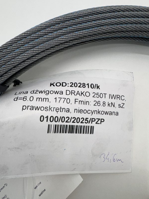 Linka Ogranicznika stalowa Drako 250T - obrazek 2
