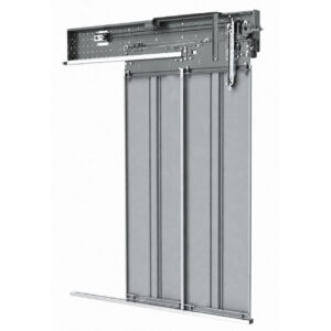 Drzwi kabinowe 800x2000 BST RLO, LEWE, 2-panelowe, RAL 7040, próg AL.70 mm, sterownik BST BG 221
